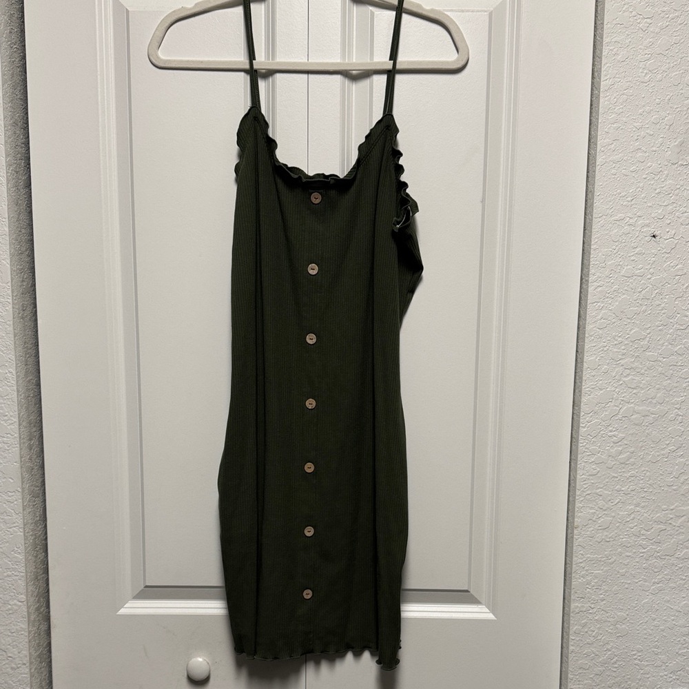 No Boundaries Olive Green Knit Top